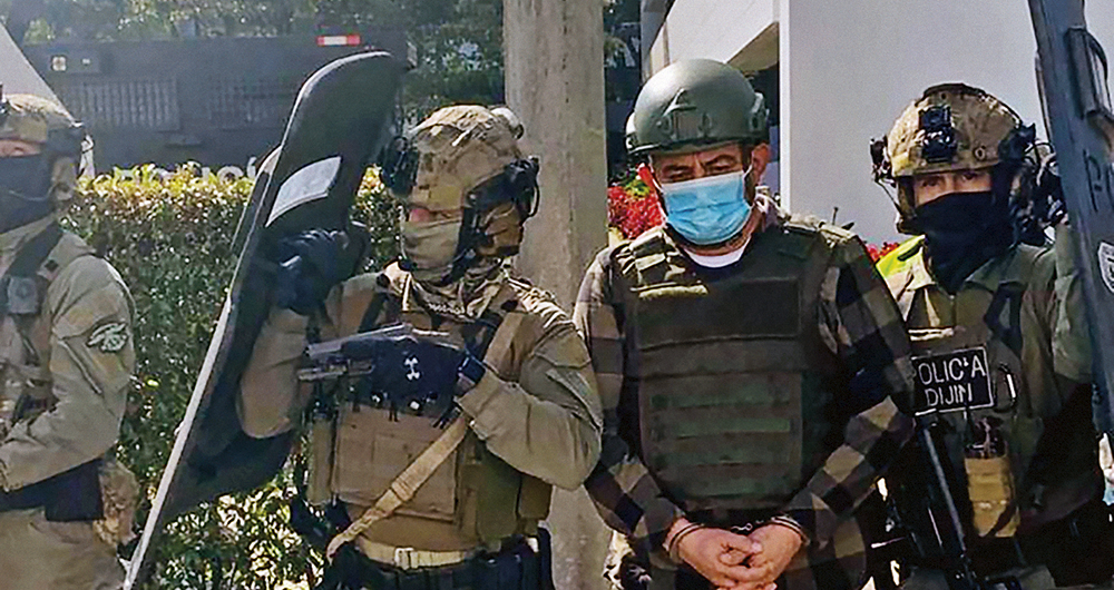 Imagen obtenida en exclusiva por SEMANA de las condiciones de reclusión y movimientos de Otoniel, quien está fuertemente custodiado.