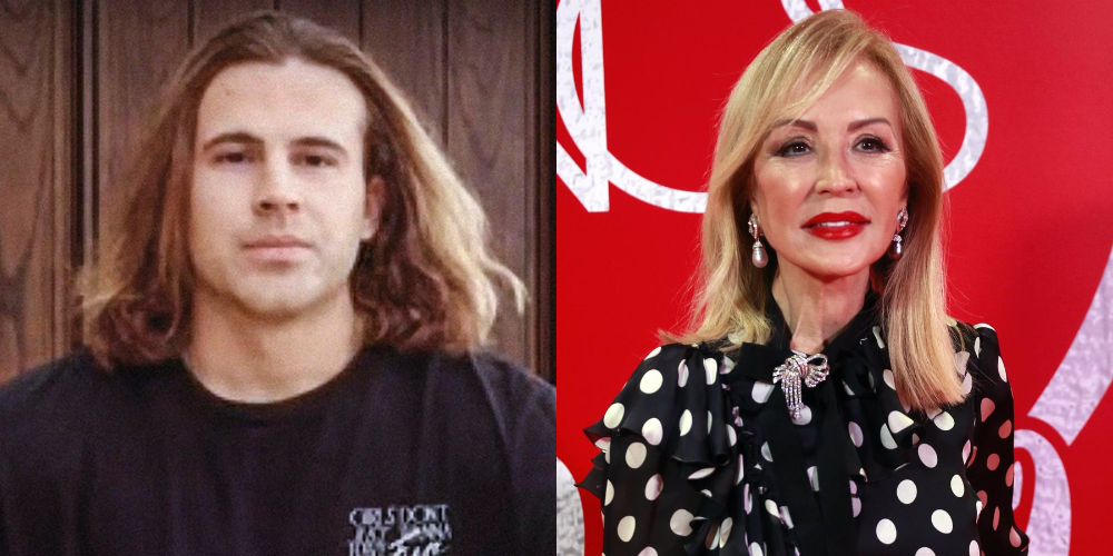 Daniel Sancho (izquierda) y la socialité española Carmen Lomana.