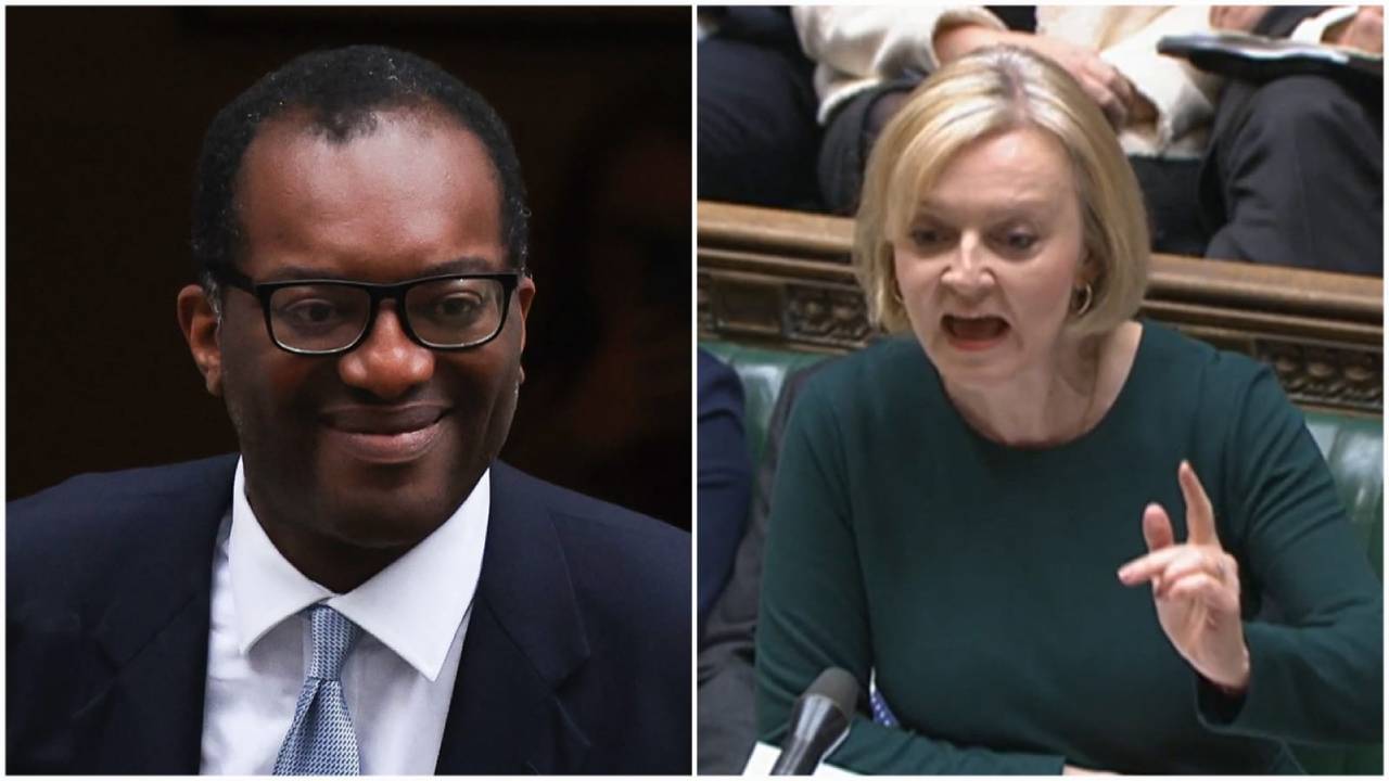 La primera ministra británica, Liz Truss, aparta del cargo a quien encabezaba la cartera de Finanzas.