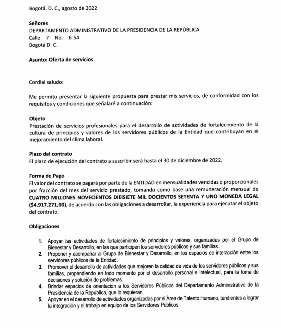 Presidencia de Petro contrató al padre Álvaro Duarte para mejorar el clima  laboral; este será su salario