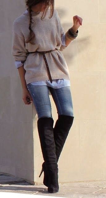 Street style botas mosquetero
