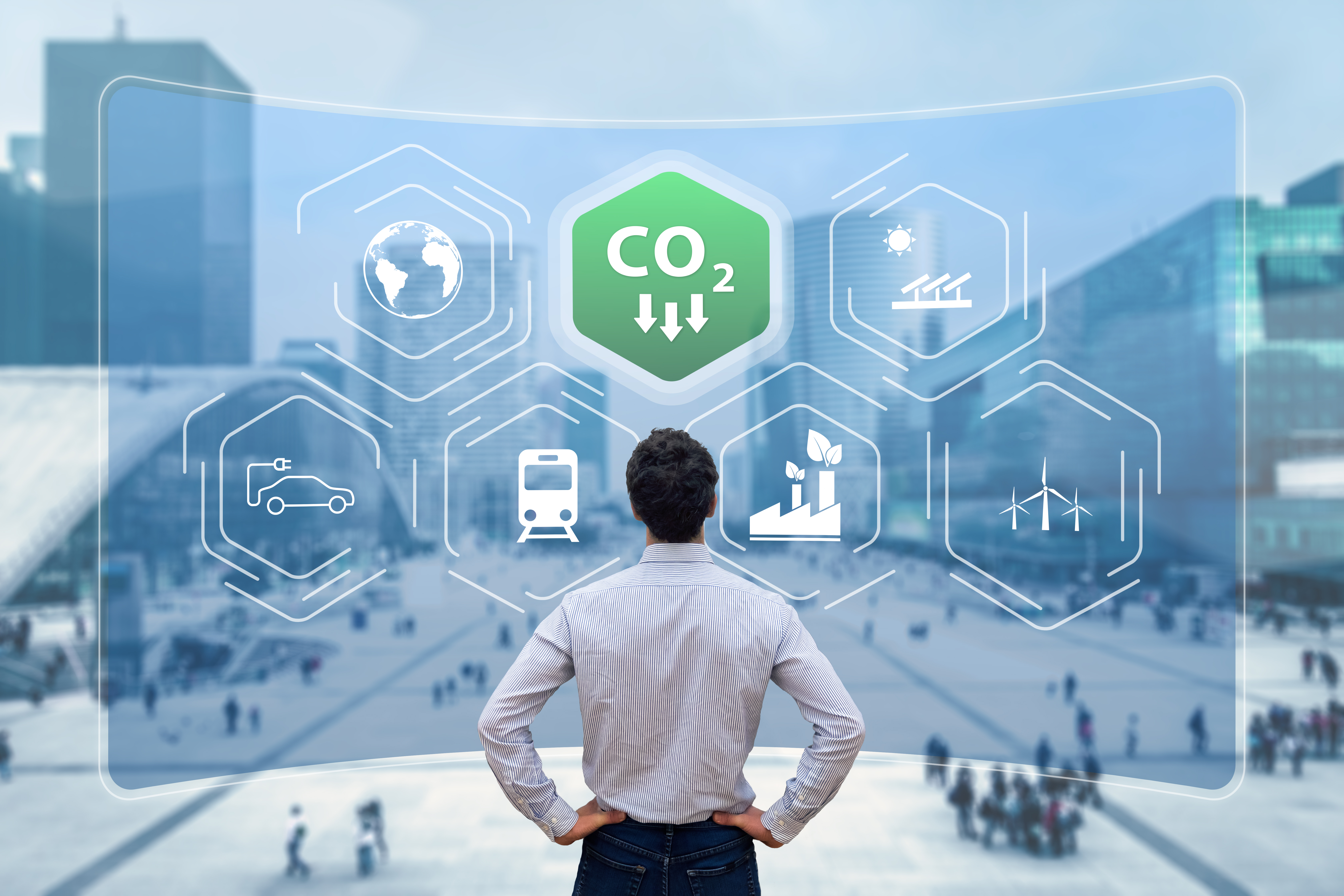 Reducir las emisiones de dióxido de carbono para limitar el calentamiento global y el cambio climático. Compromiso con el Acuerdo de París para Reducir los niveles de CO2 con Desarrollo Sostenible como Energías Renovables y Vehículos Eléctricos
