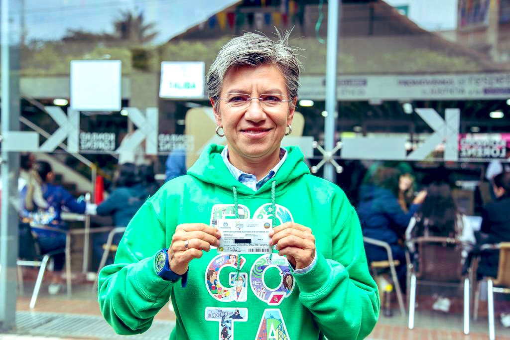 Claudia López ejerció su derecho al voto