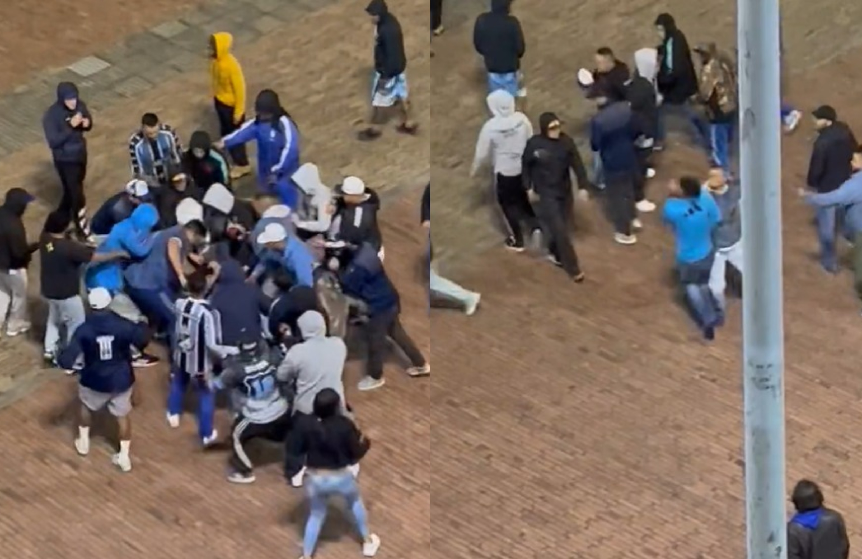 Hinchas de Millonarios pelearon en las afuera de El Campín.