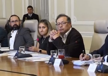 Presidente Gustavo Petro y Laura Sarabia