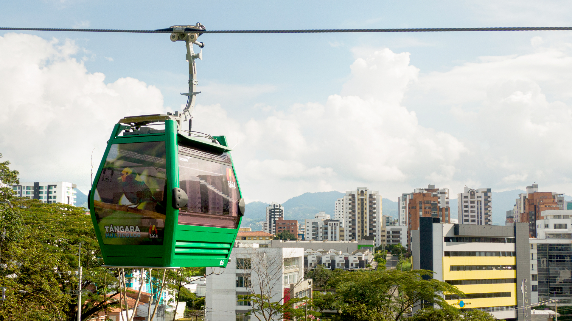 Pereira inaugura el cable aéreo más largo de Colombia