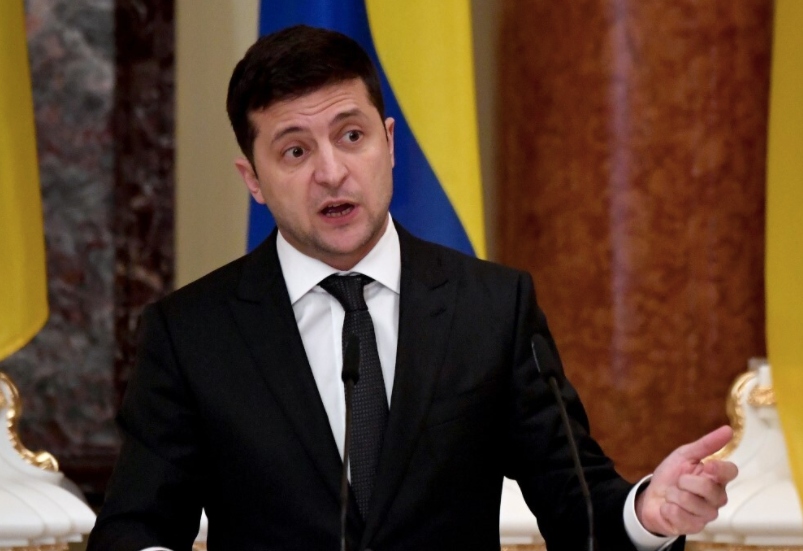 El presidente ucraniano, Volodimir Zelenski.