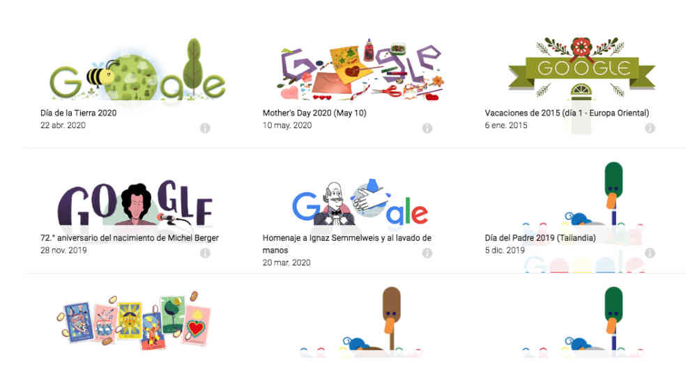 Juegos doodles de Google ¿Cómo jugar con los doodles de Google? : ¿Cómo  jugar con los doodles de Google?