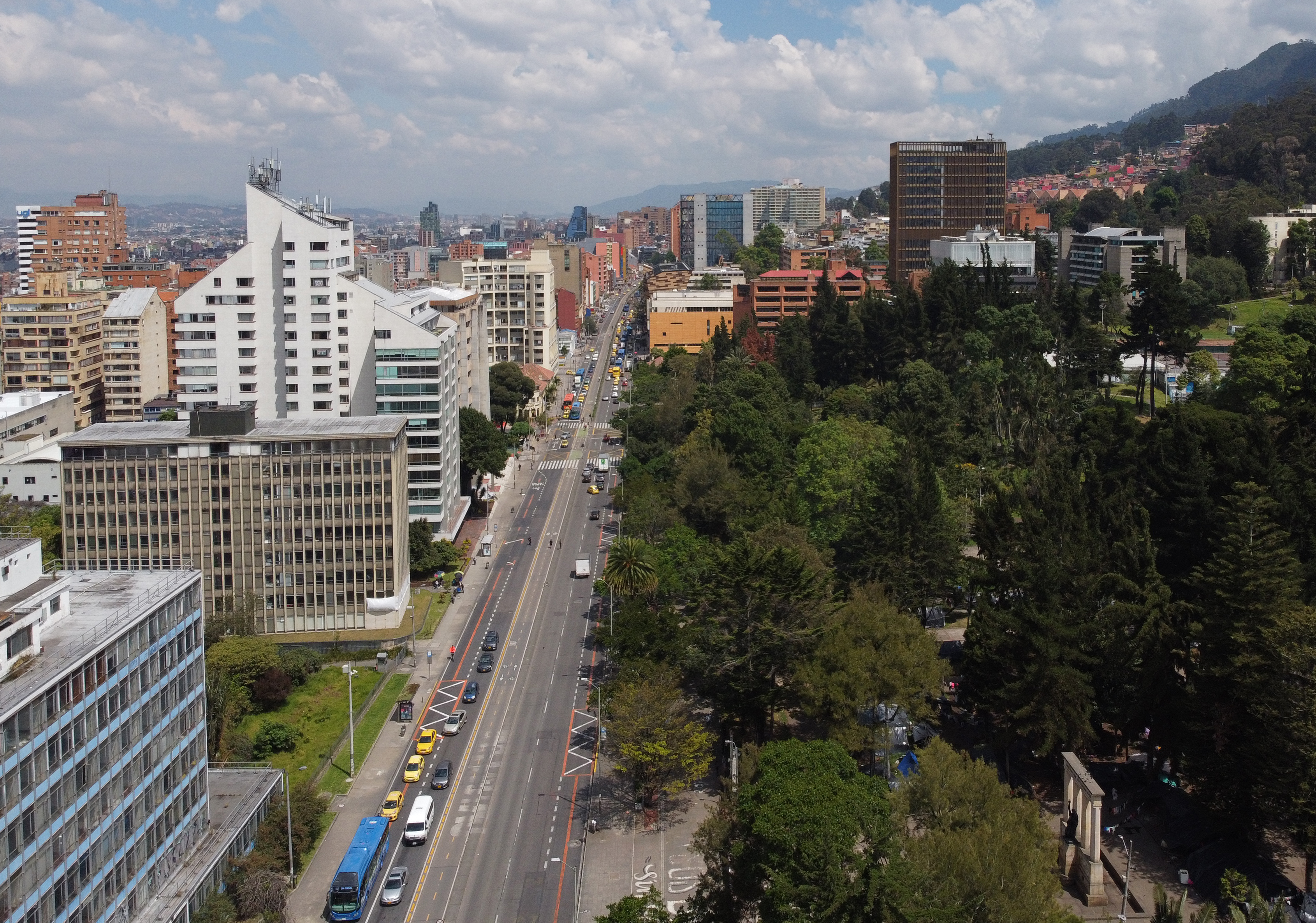 Panorámica Bogotá Parque Nacional 
Carrera séptima