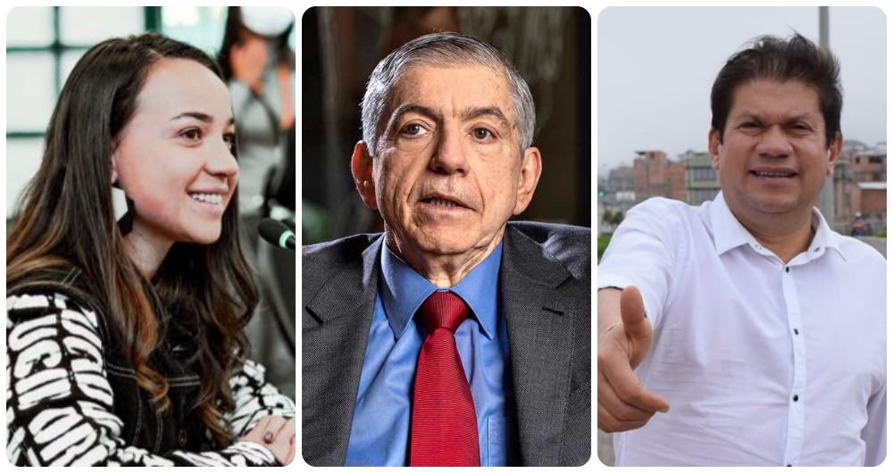 Sara Castellanos, César Gaviria y Venus Silva