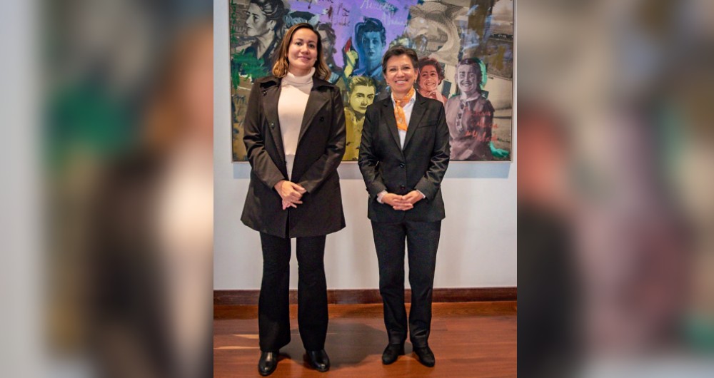La nueva ministra de Salud, Carolina Corcho, se reunió con la alcaldesa de Bogotá, Claudia López.
