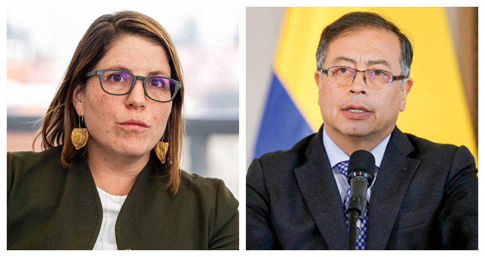 Juanita Goebertus le envió carta al presidente Gustavo Petro.
