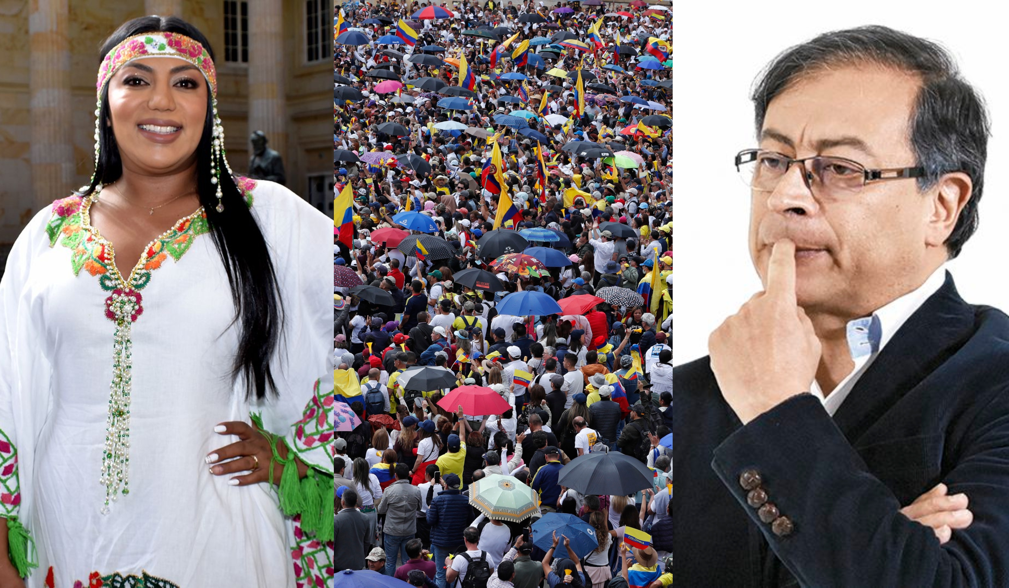 La senadora Martha Peralta no respaldó el concepto que emitió el presidente Gustavo Petro sobre la Marcha de la Mayoría.