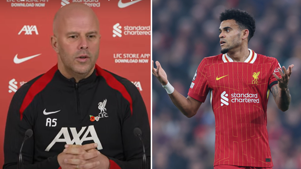 Arne Slot está muy contento con el desempeño de Luis Díaz en Liverpool