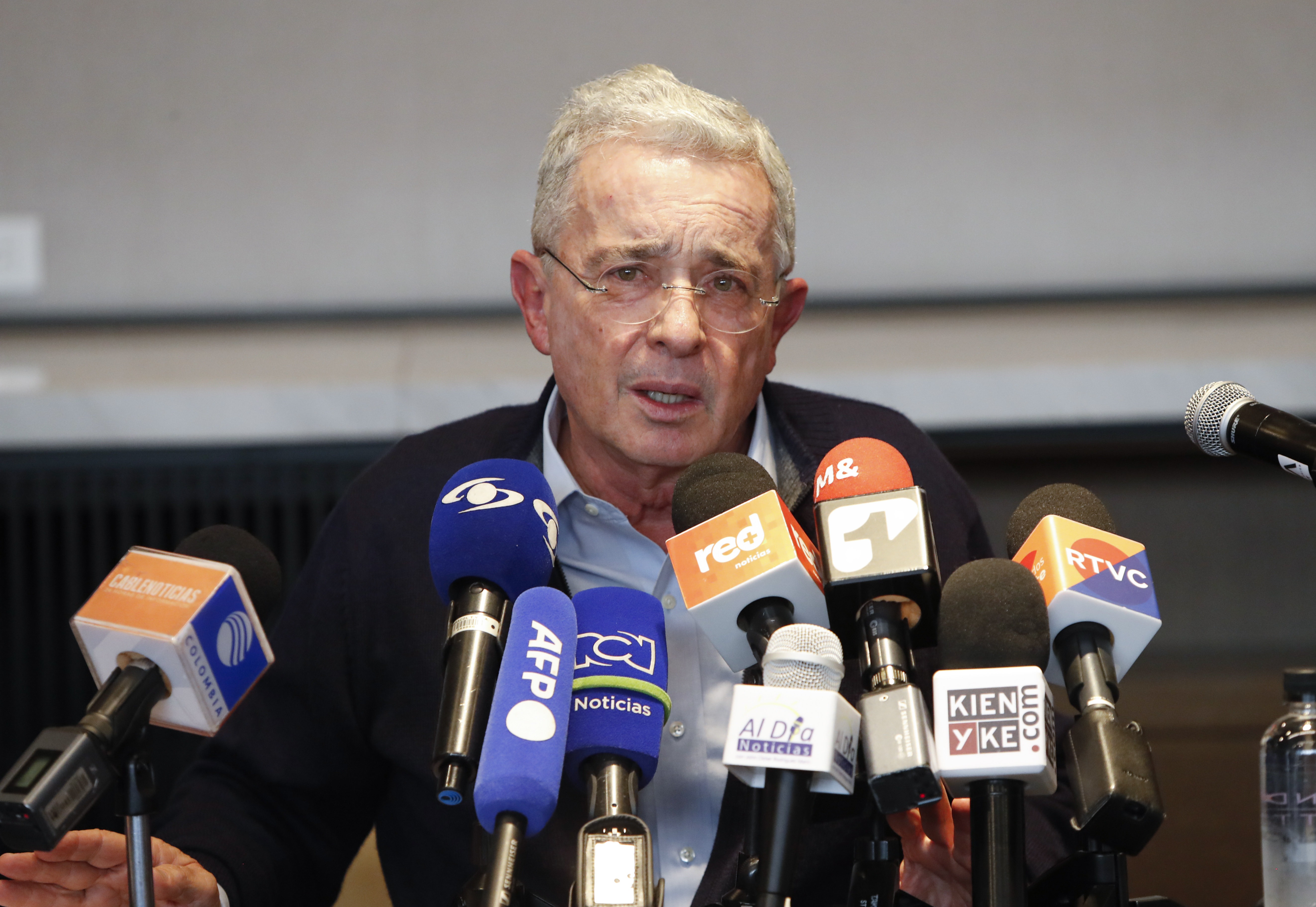 Rueda de prensa del expresidente Álvaro Uribe