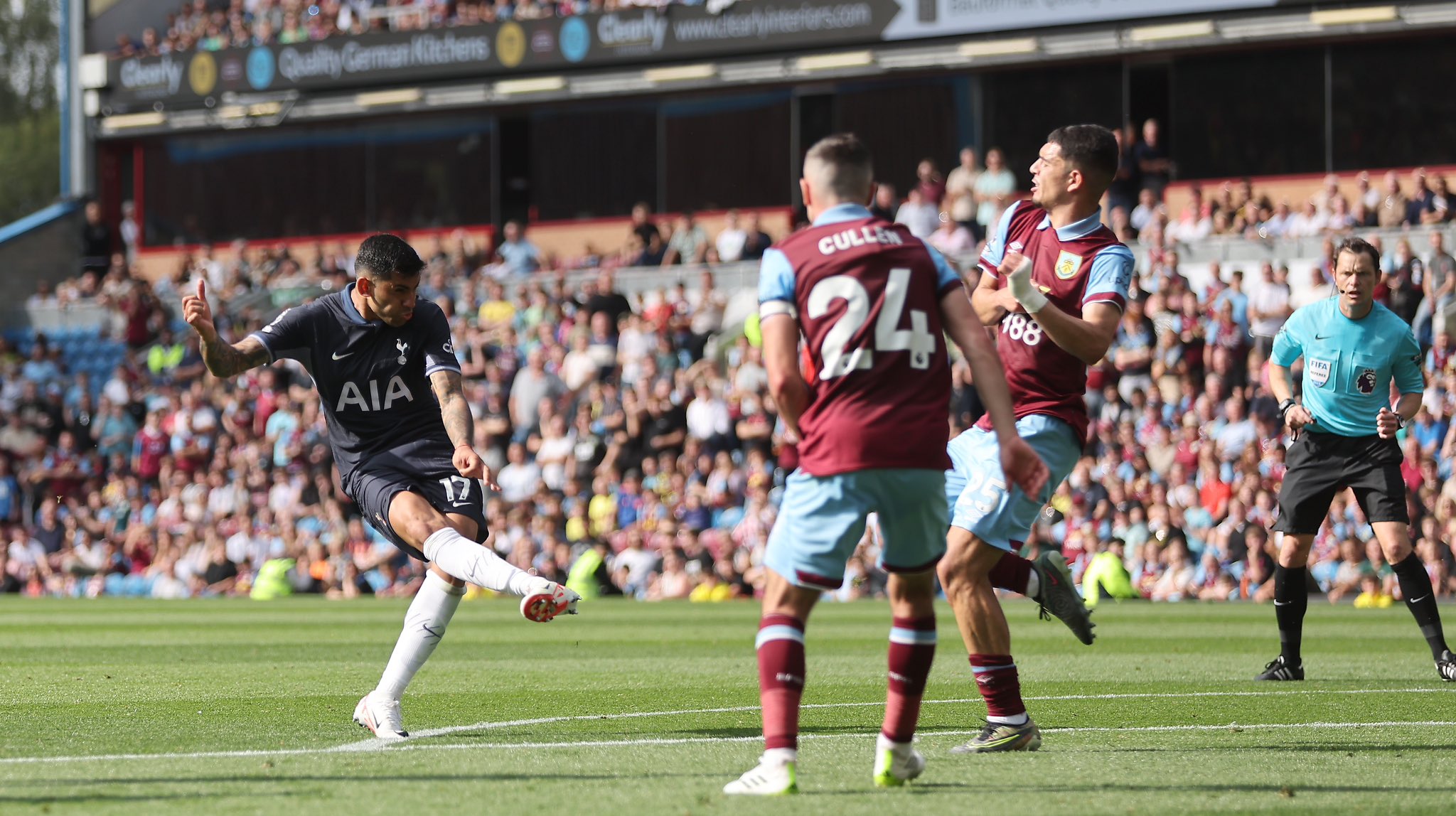 Tottenham vs Burnley en la Premier League