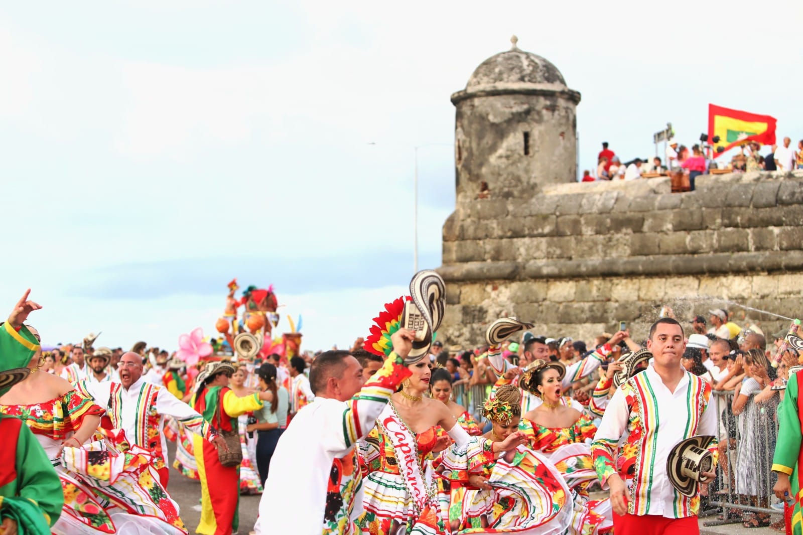 Desfile de la independencia de Cartagena.