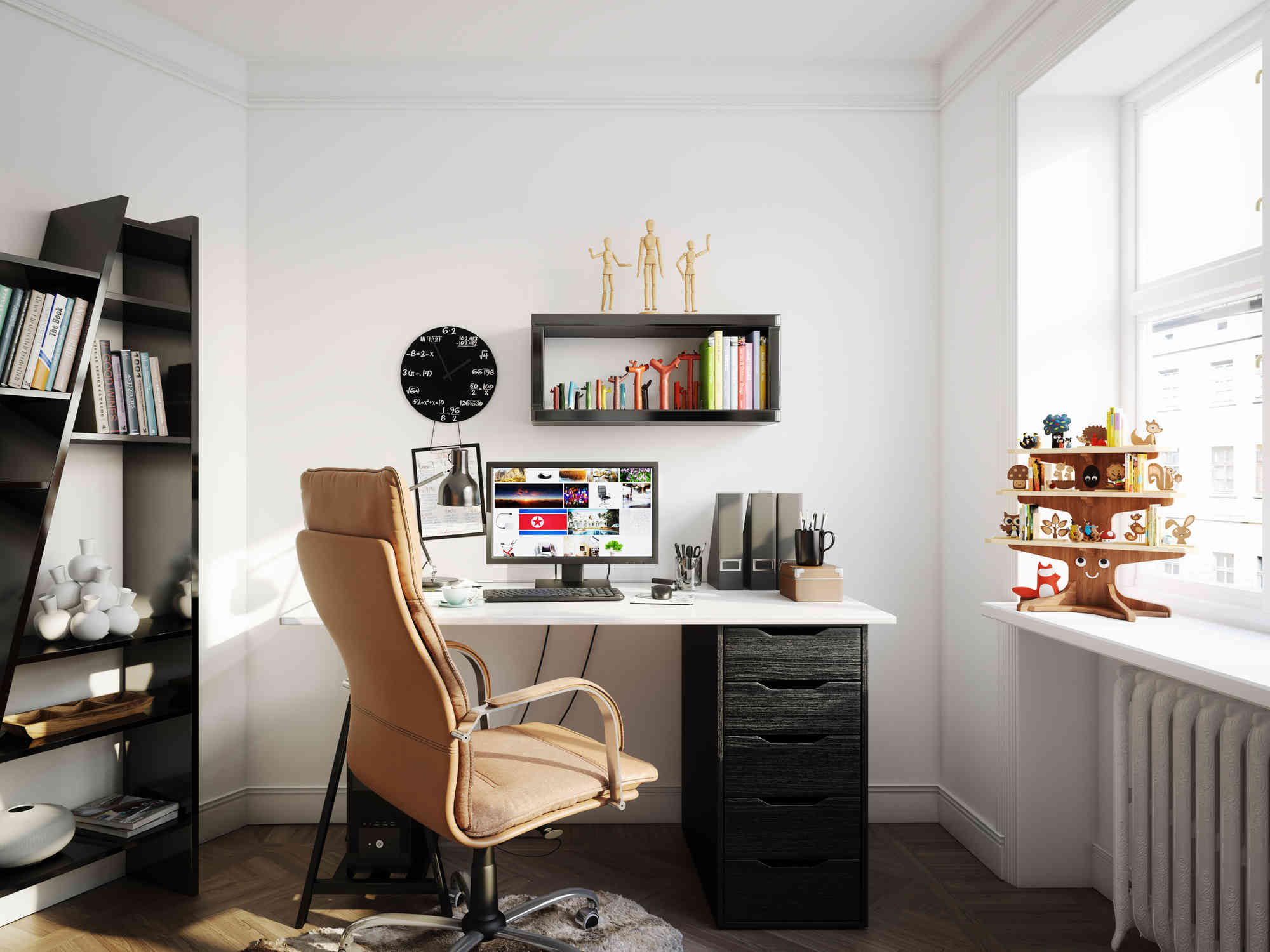 Procure que su oficina esté en un lugar tranquilo, con buena iluminación. 