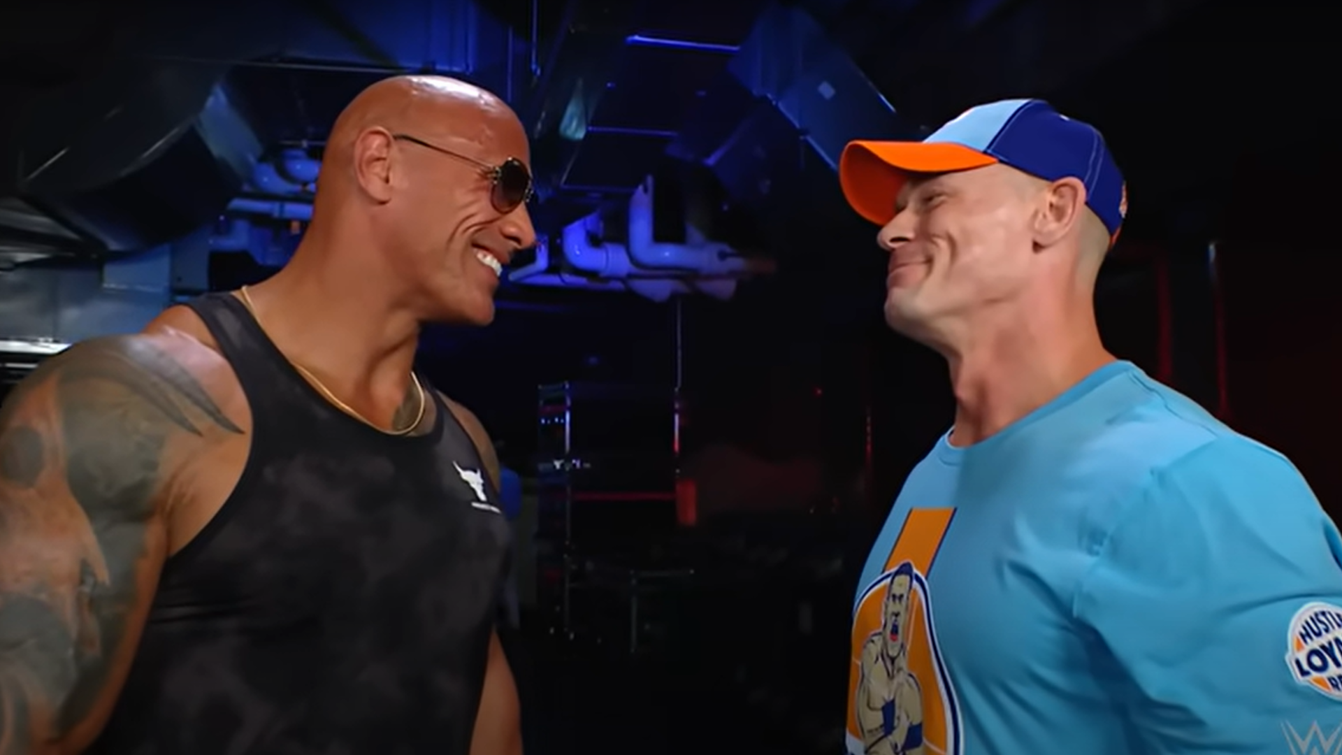 VIDEO: Así fue el reencuentro de The Rock y John Cena en la WWE