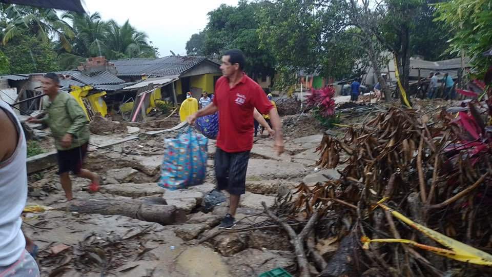 La emergencia es generada por la temporada de lluvia que vive esa región del país