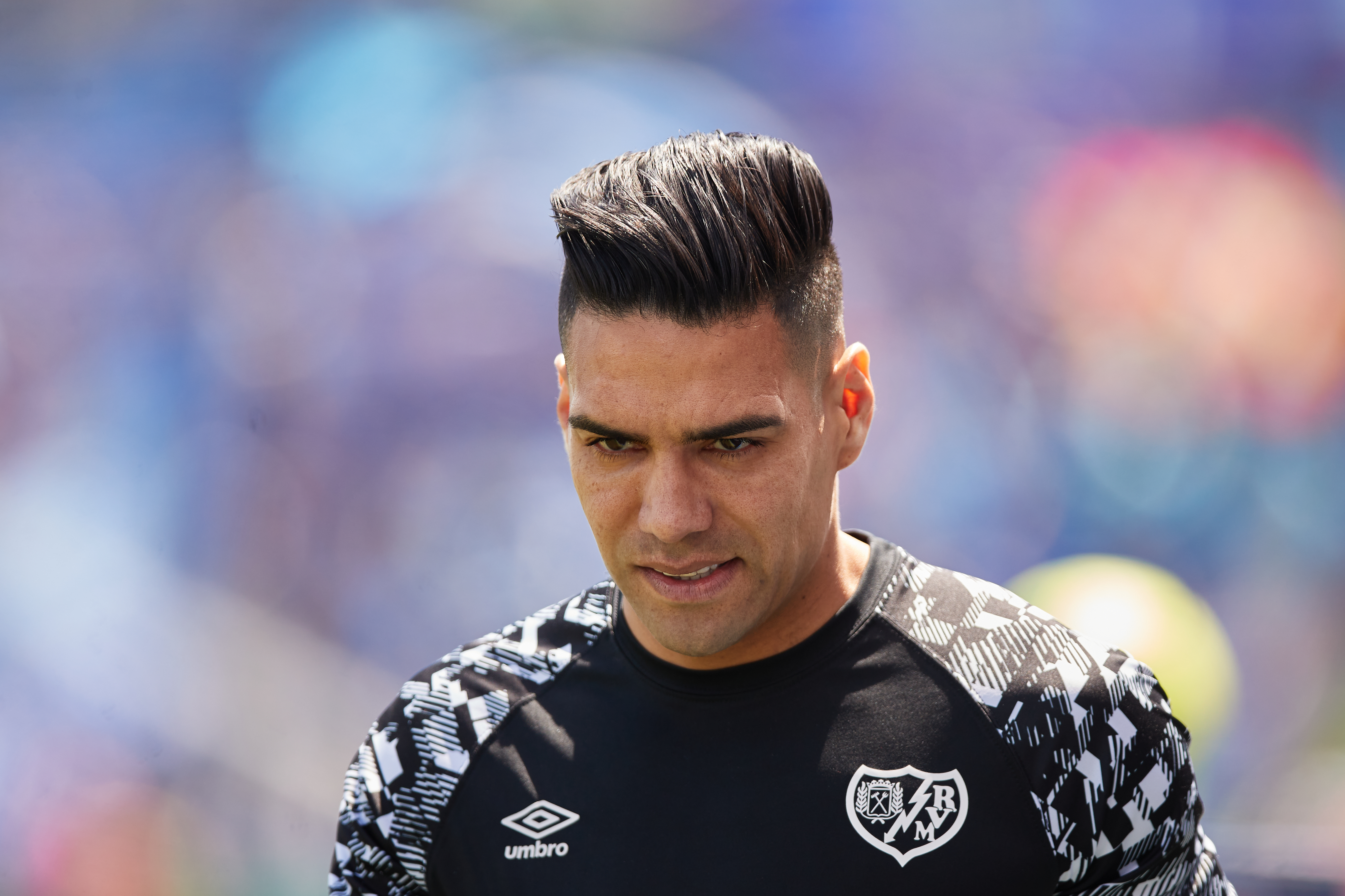 Falcao García, delantero colombiano del Rayo Vallecano.