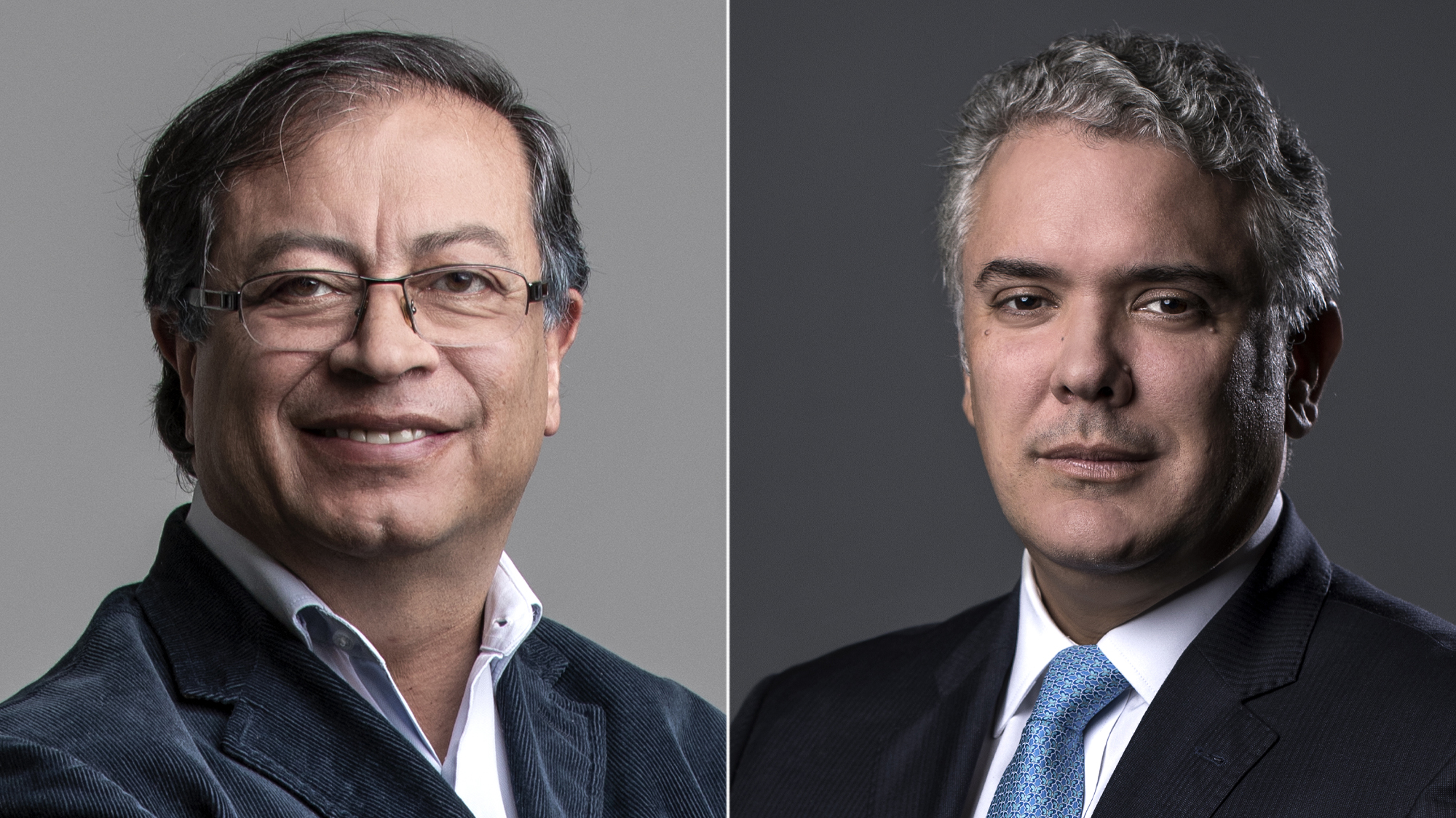 Gustavo Petro. Ivan Duque Marquez.