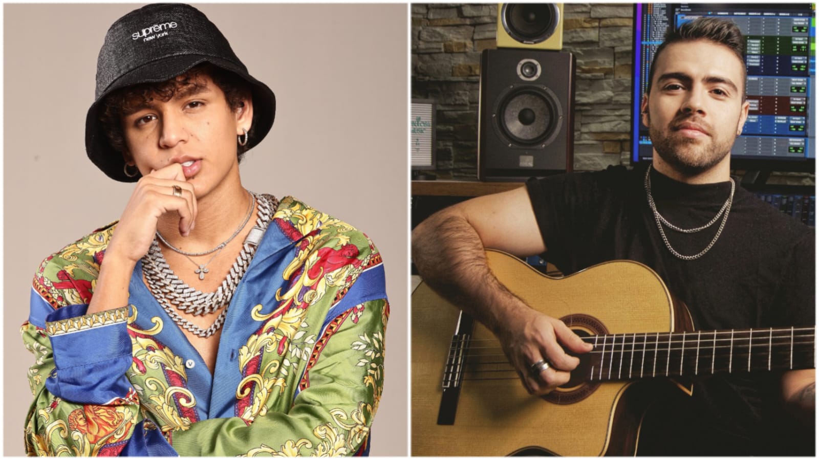 Kamm, es cantante y Jhomer Rios es un productor musical. Ambos exportan su talento colombiano al mundo