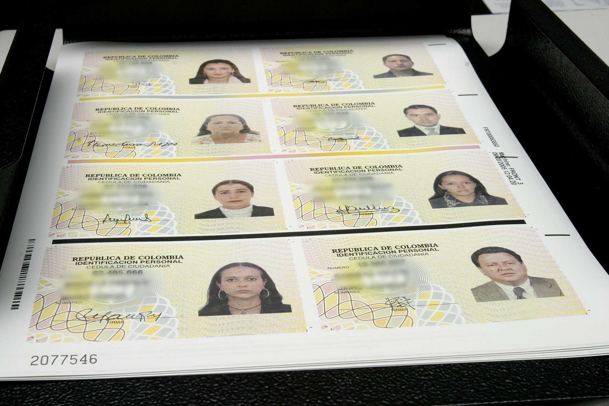 REGISTRADURIA  NACIONAL DE ESTADO CIVIL20 DE SEPTIEMBRE DE 2005FOTO. PAOLA CASTAÑO/ SEMANA