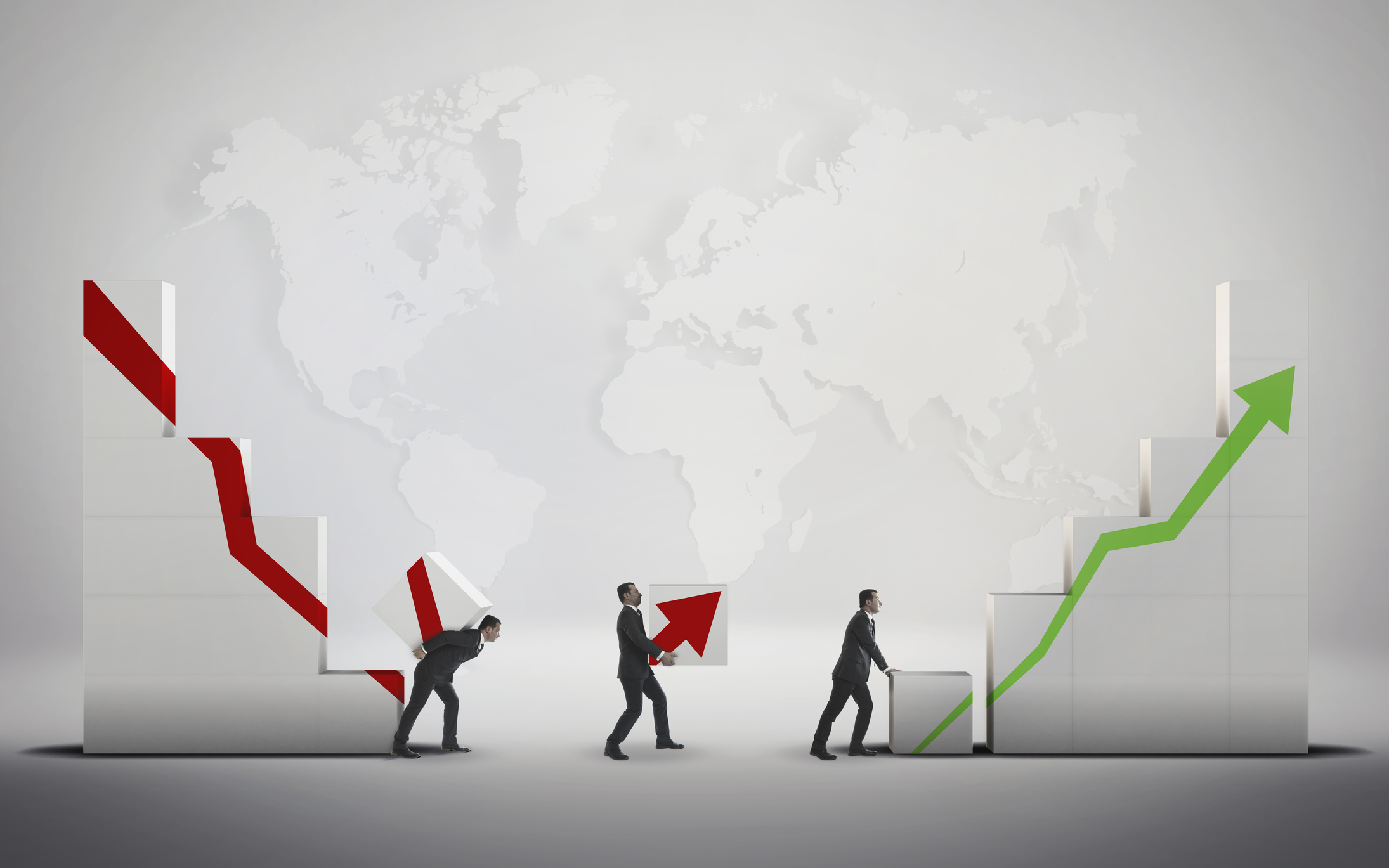 Estas caídas en la economía son necesarias, según los expertos, para dar dinamismo a las economías de los países.
