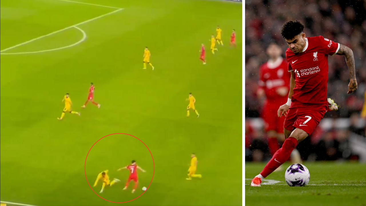 Luis Díaz se 'bailó' a rival en juego decisivo de la Premier League