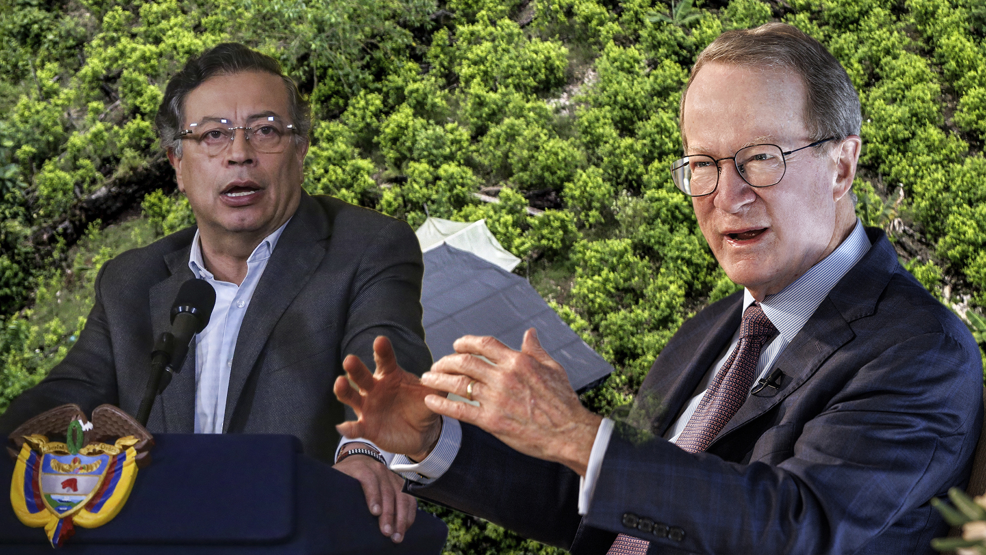William Brownfield. Gustavo Petro Cultivos Coca