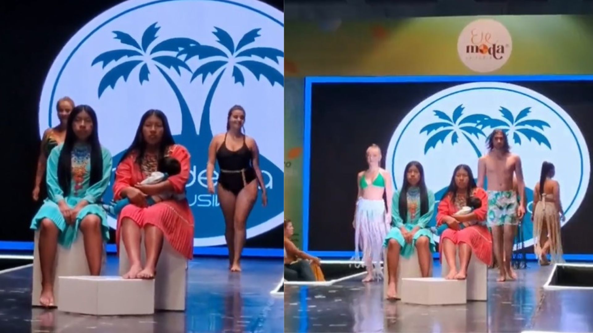 Indignante video muestra a mujeres embera como “adorno” durante un desfile  de moda