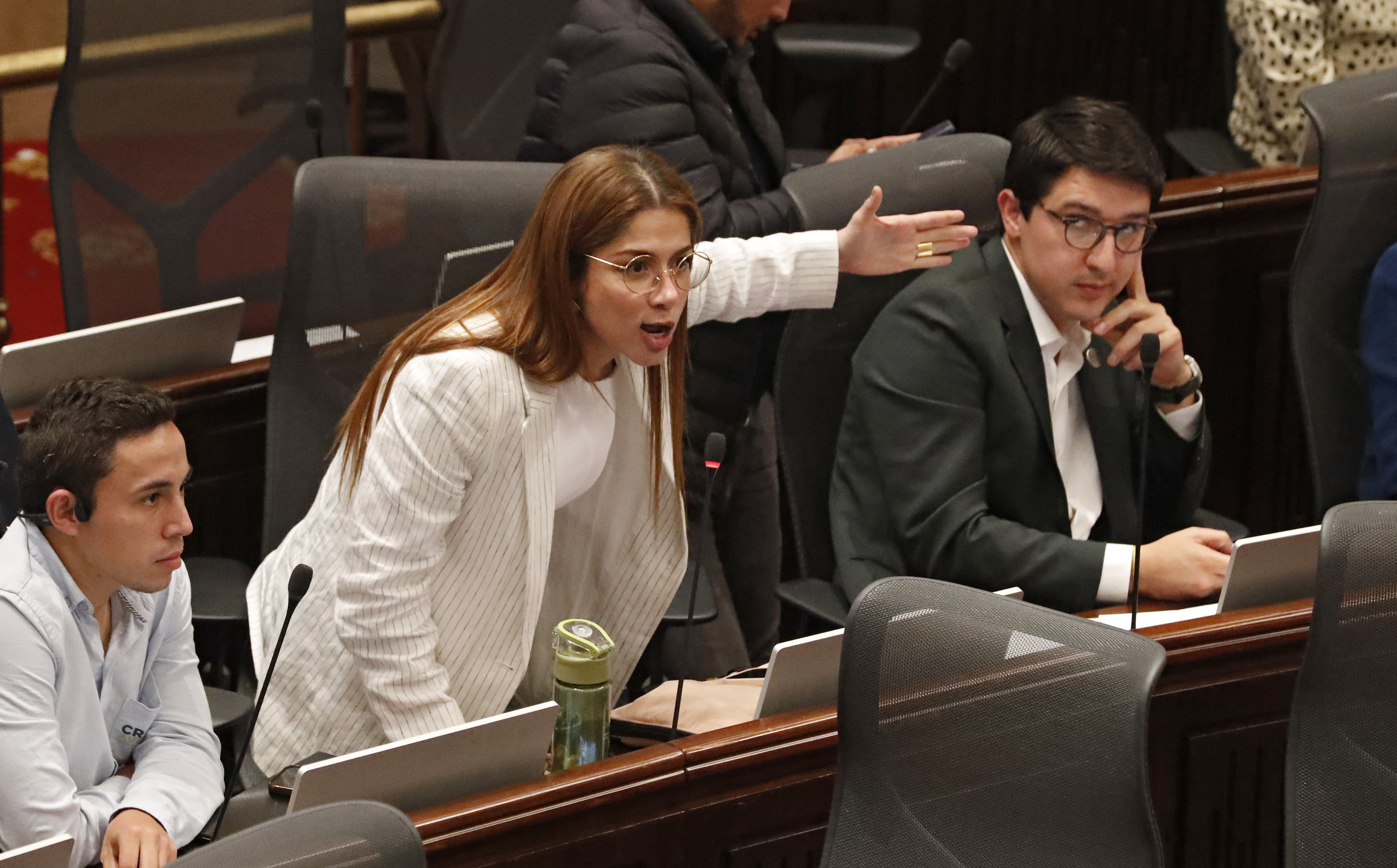 Representantes Catherine JuvinaoCámara de Representantes debate de moción de censura contra el canciller Álvaro Leyva Bogota abril 12 del 2023Foto Guillermo Torres Reina / Semana