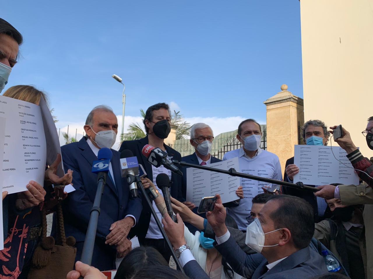 Coalición de la Esperanza tras reunión con Iván Duque