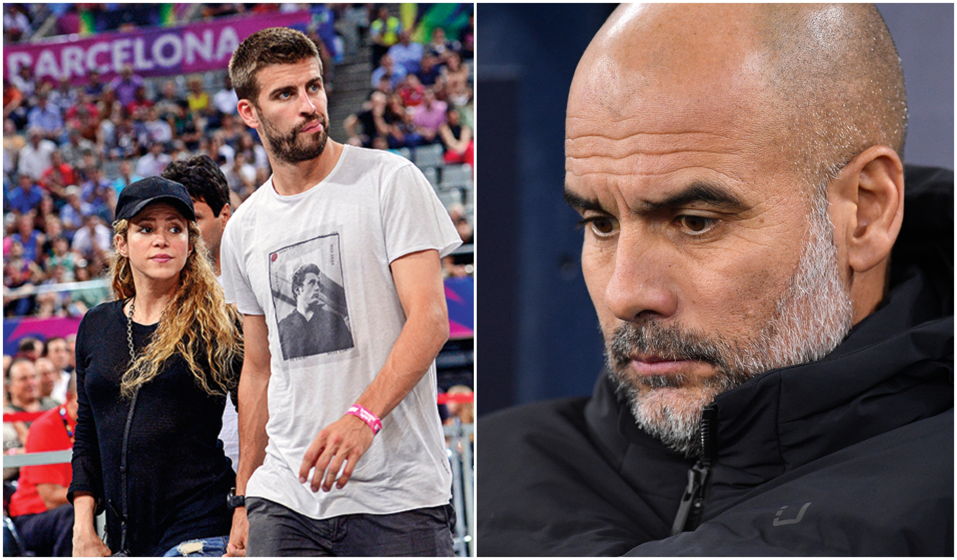 La relación entre Piqué y Guardiola cambió cuando el futbolista recién comenzó a salir con al colombiana.