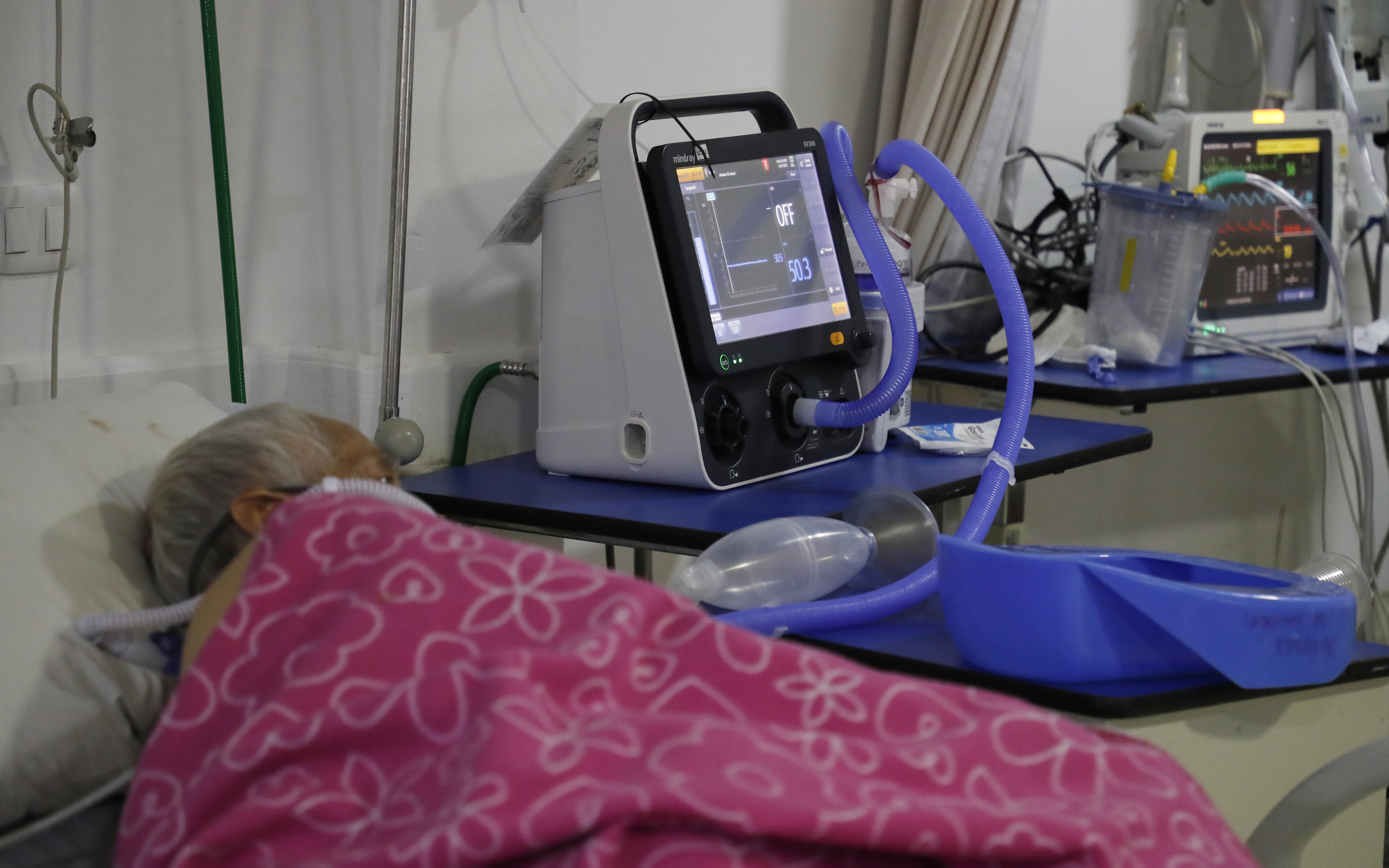 Clinica Juan N Corpas 
UCI Unidad de Cuidados Intensivos Covid 19
coronavirus
respiratorios
Localidad de Suba
Bogota enero 12 del 2021
Foto Guillermo Torres Reina / Semana