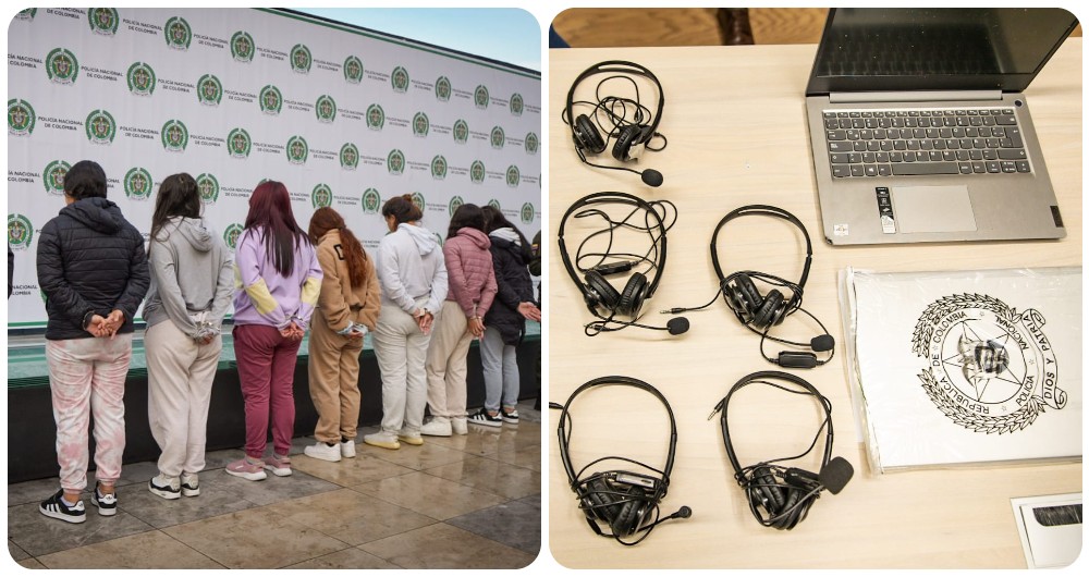 Los delincuentes instalaron un call center extorsionista en Bosa, en el barrio Piamonte.