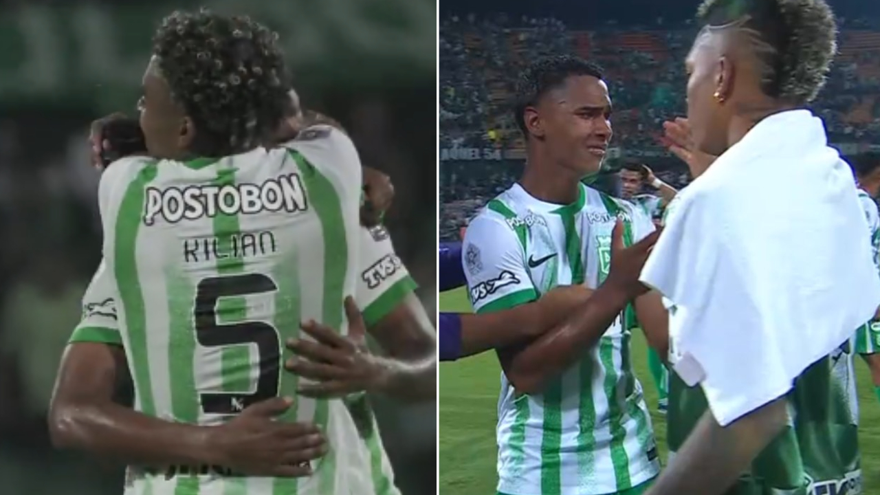 Cristian Uribe lloró luego de hacer su debut profesional con 17 años