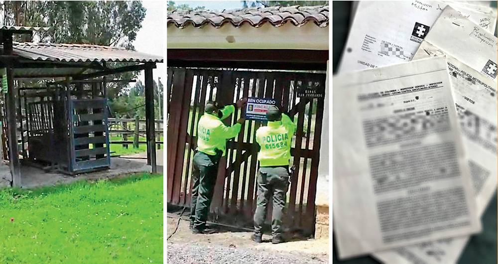 La finca Haras de San Fernando está siendo objeto de medida de extinción de dominio, luego del allanamiento de la Fiscalía en el que encontraron el laboratorio para el procesamiento de cocaína. El mayordomo presentó la matriz de colaboración en la que advierte cómo va a prender el ventilador.