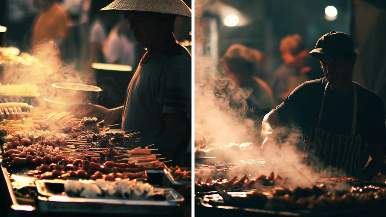 Comida callejera en Colombia