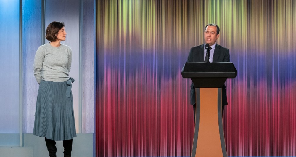 El alto consejero para la estabilización y la directora del DNP.