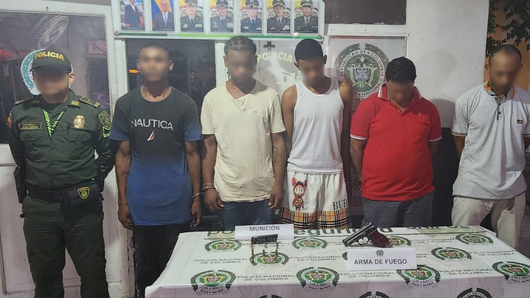 Presuntos integrantes de las AGC en Cartagena