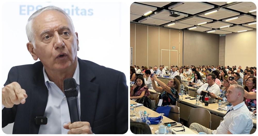 El ministro Guillermo Alfonso Jaramillo y el evento que se desarrolla en Cartagena.