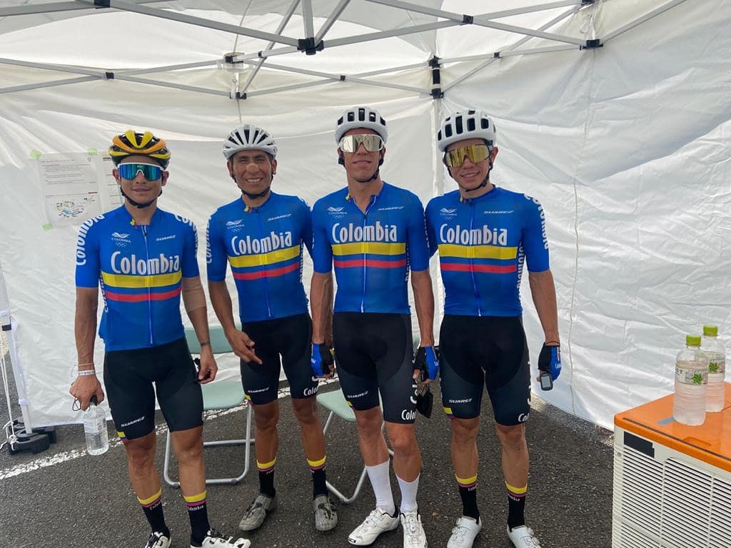 Nairo Quintana, Rigoberto Urán, Sergio Higuita, Esteban Chaves