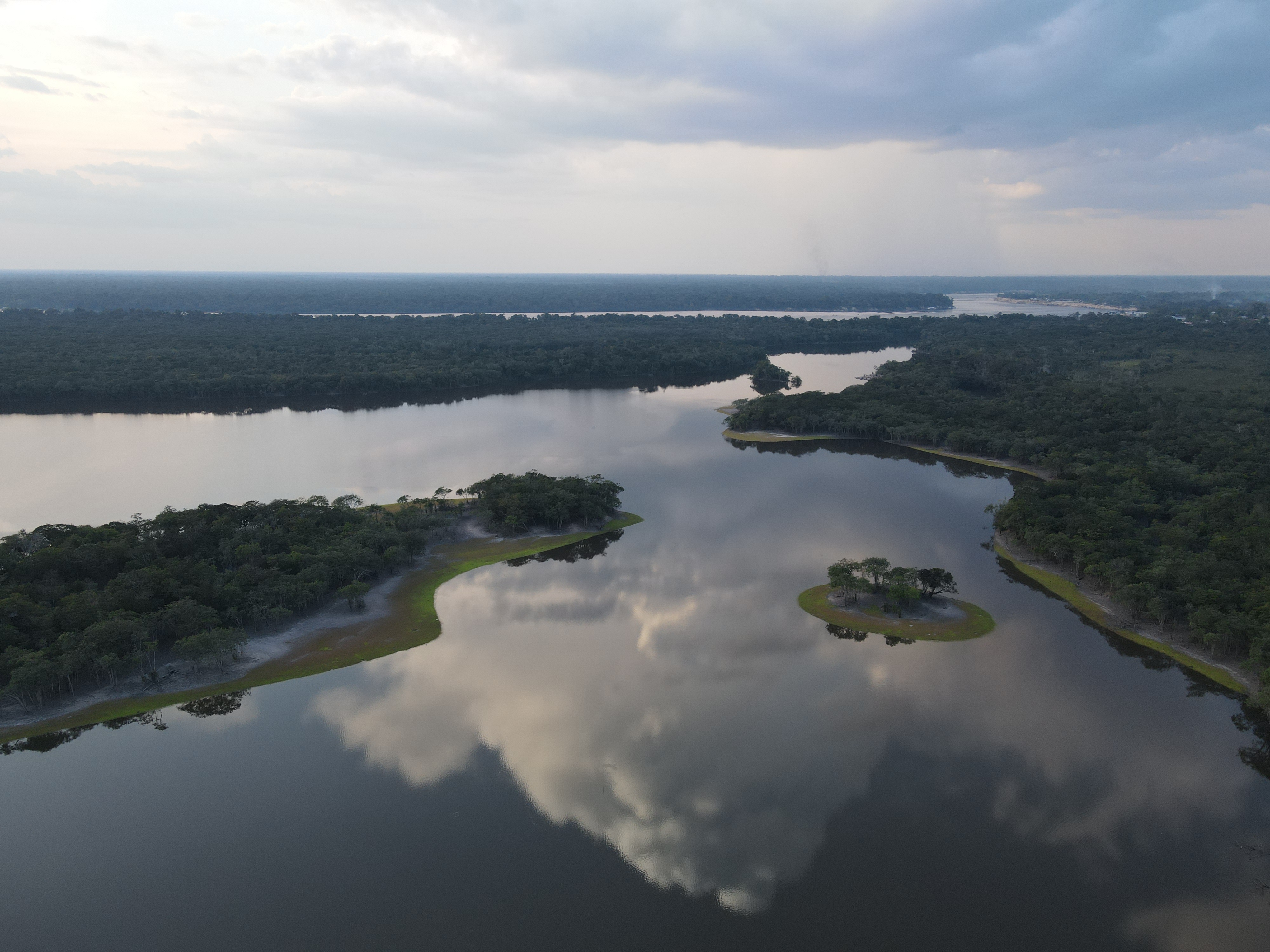 Laguna de las brujas en el municipio de Inírida, Guainía.