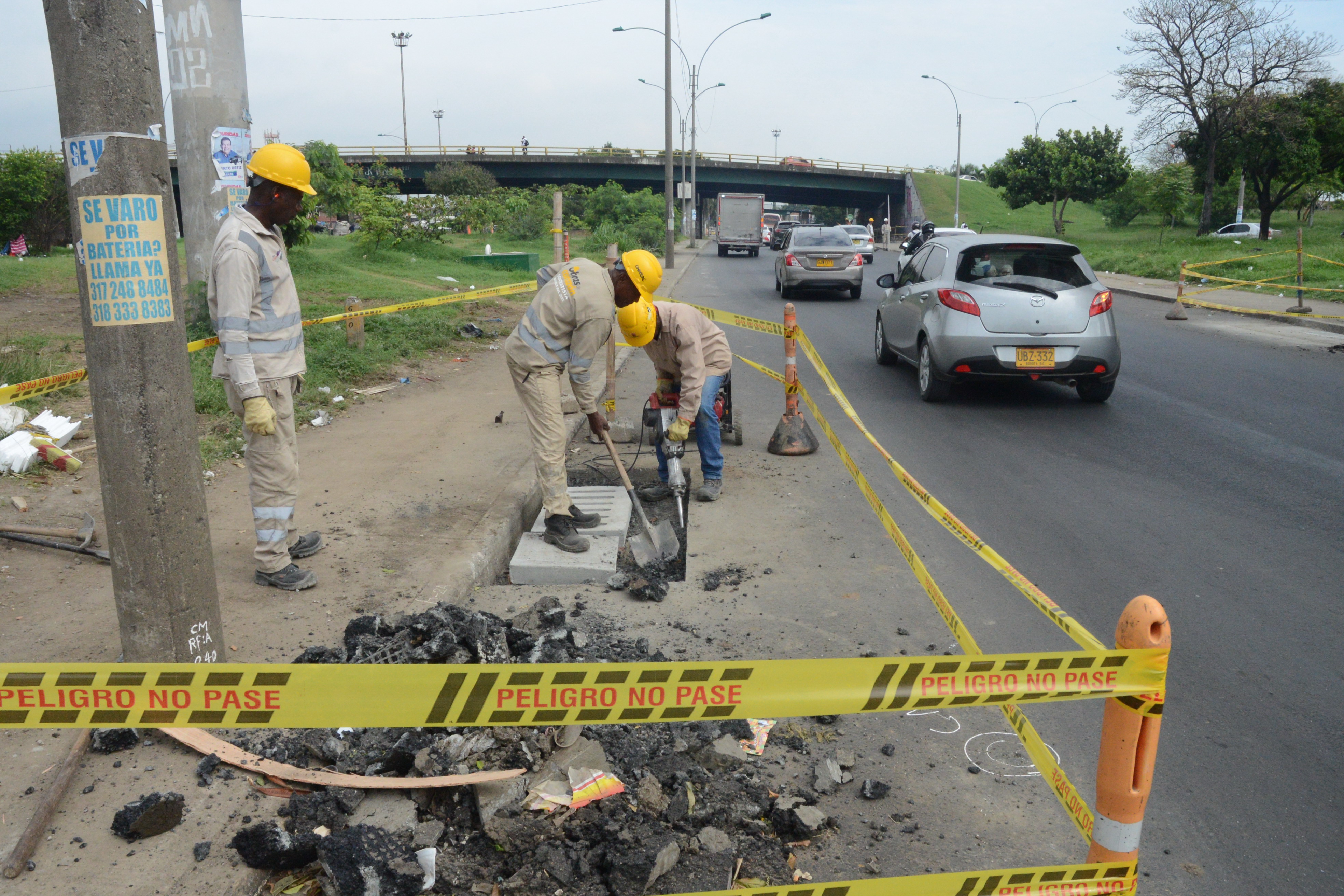 Cali: Infraestructura priorizó vías. ¿Qué obras incumplió?  foto José L Guzmán. EL País