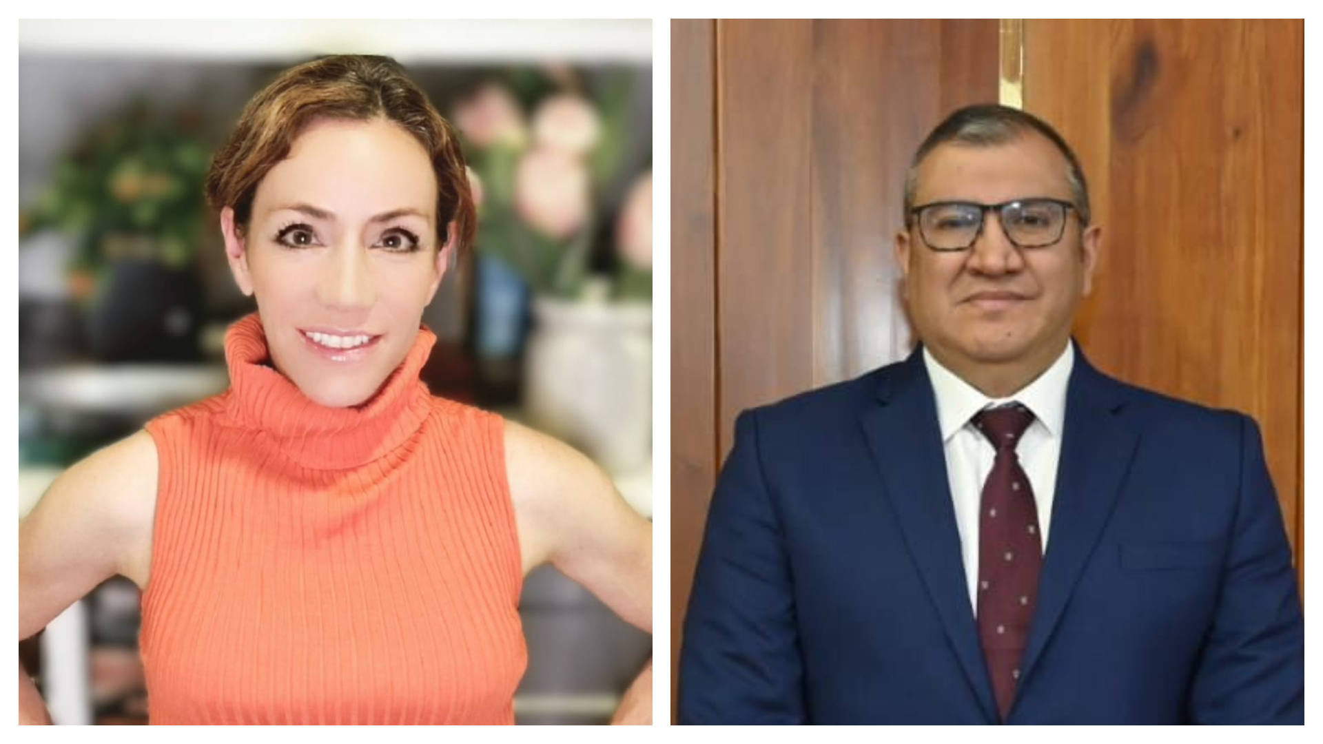 Claudia Escobar y Miguel Efraín Polo.