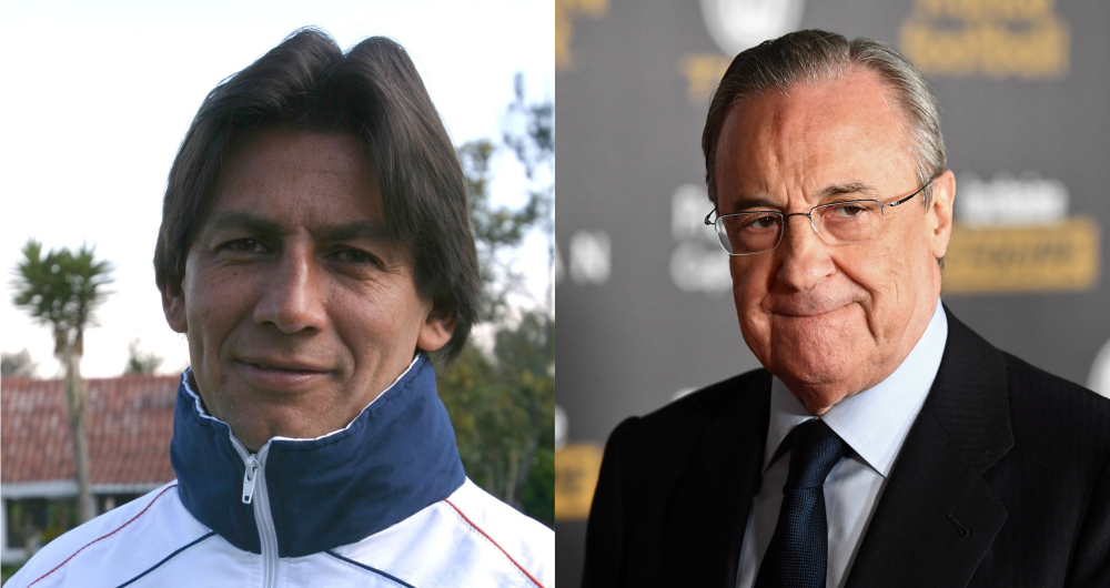 Eduardo Pimente y Florentino Pérez.