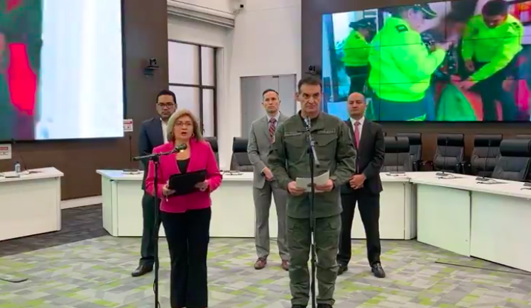 Rueda de prensa captura de Alias "Bendecido"
Fiscal (E) Martha Mancera