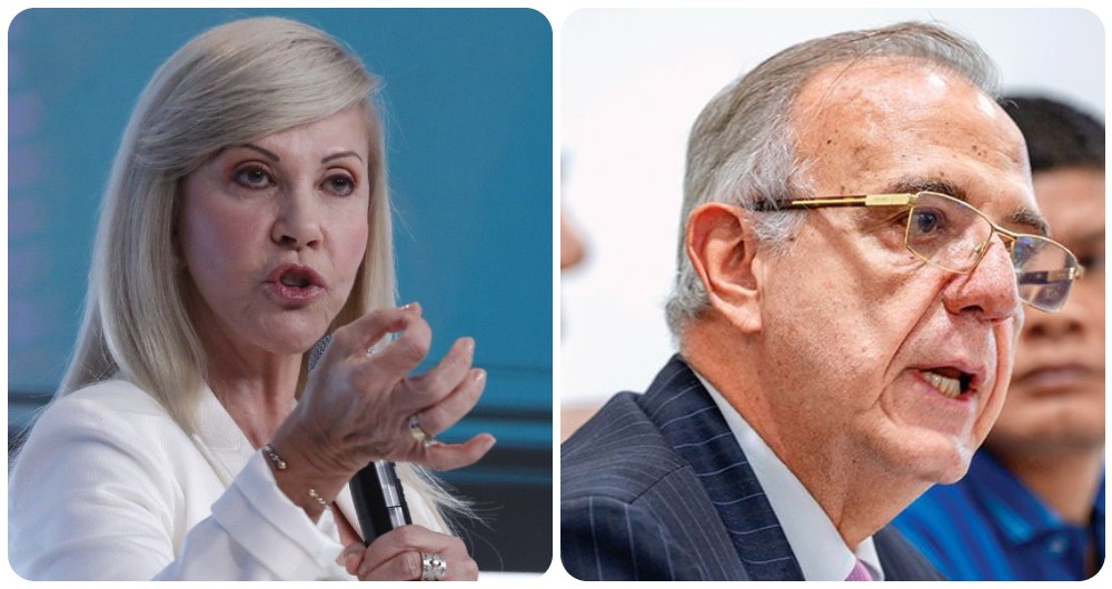 Dilian Francisca Toro e Iván Velásquez.